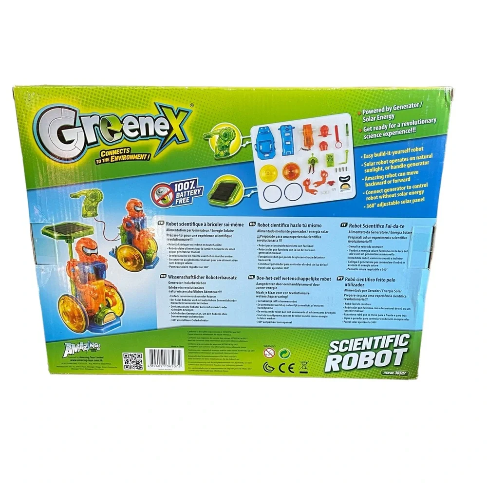 Connex Scientific Robot Connects to the Environment. Backward/Forward 8+